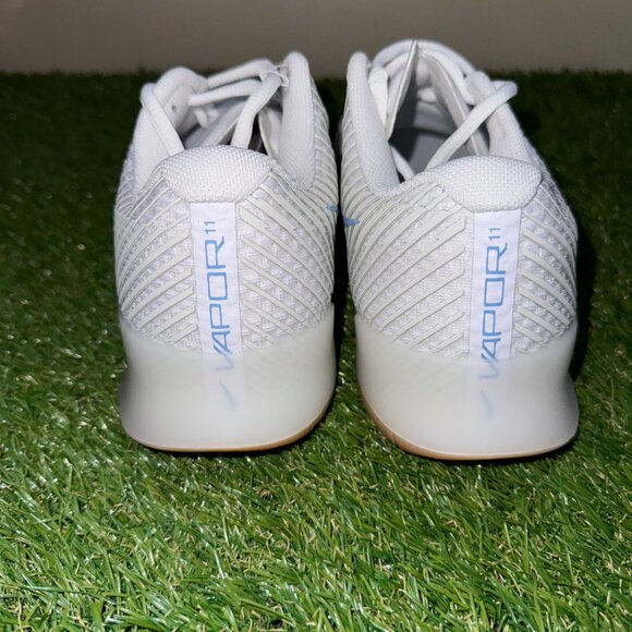 Nike Court Air Zoom Vapor 11 HC Tennis Shoes UNC White Blue Mens DR6966-107 main image 5